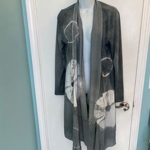 Long duster cardigan